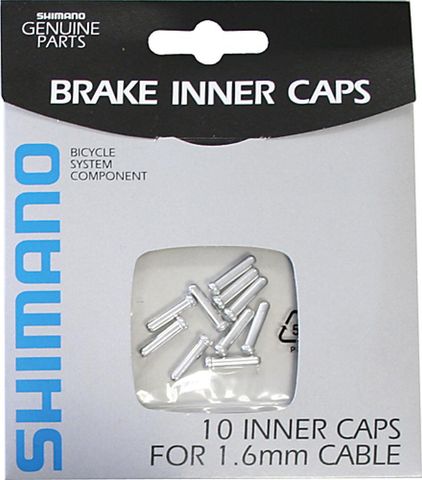Shimano SHIMANO 10 Stück. Endkappe Bremszug 1,6 mm Endkappe - 1,6 mm