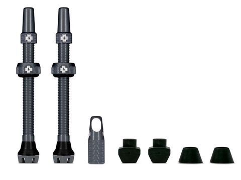 Muc Off MucOff Muc Off Tubeless Valve Kit V2 Universal for MTB & Road grau 60mm