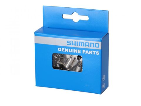 Shimano SHIMANO Endkappen für Bremszugaußenhülle - 100 Stück Stahl Endkappen für Bowdenzug