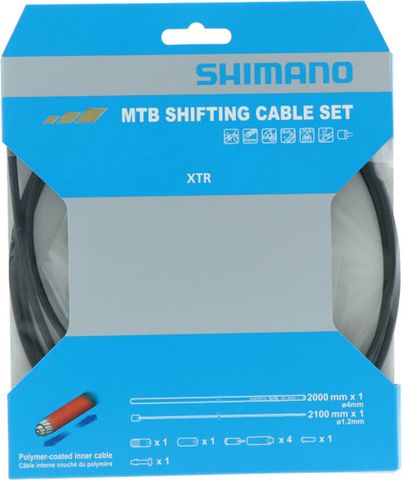 Shimano Shimano MTB XTR versnellingskabelset 2000mm zwart