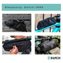 Bianchi-parts Bianchi ORMA Bikepacking Gravel Çanta Seti (4 Parça)