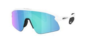 Oakley OAKLEY Stunt Devil Sport Zonnebril Mat Wit met Prizm Sapphire Lens