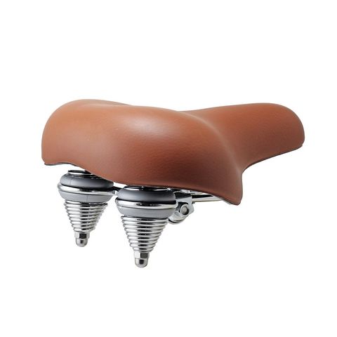 Ugr UGR KNUS Kahverengi Yaylı Bisiklet Selesi KS-9029 22x26cm SLE-388