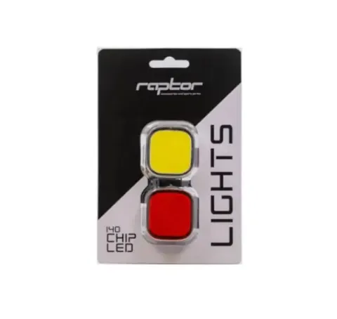 Raptor RAPTOR ŞARJLI ÇOK GÜÇLÜ ÖN ARKA STOP LAMBASI 140 ÇİP LEDLİ