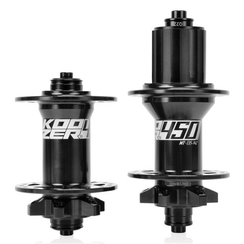 Koozer Koozer 450 5x100, 5x135 QR 6 Vida Disk 8-11s HG Mtb Göbek Seti Siyah