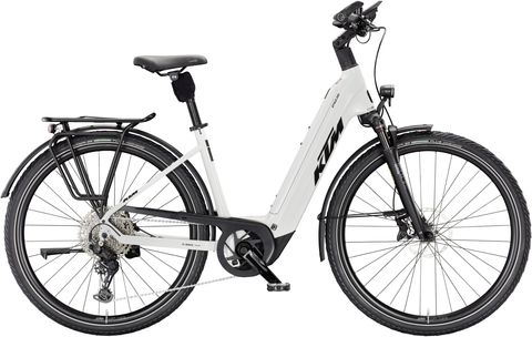 Ktm KTM Macina Style 820 - 800 Wh - 28 Zoll - Tiefeinsteiger - 2026 - white/black/red - Größe 56 CM