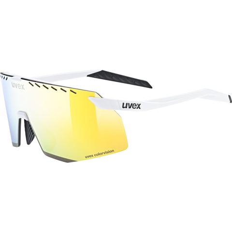 Uvex uvex PACE STAGE CV Sportbrille white matt/mirror yellow