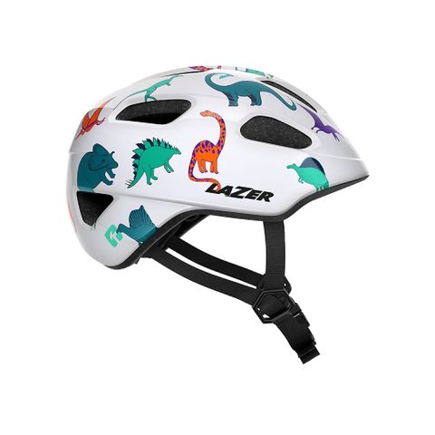 Lazer LAZER PNUT 2.0 JUNIOR ÇOCUK KASKI DINOSAURS BEYAZ S 46-52