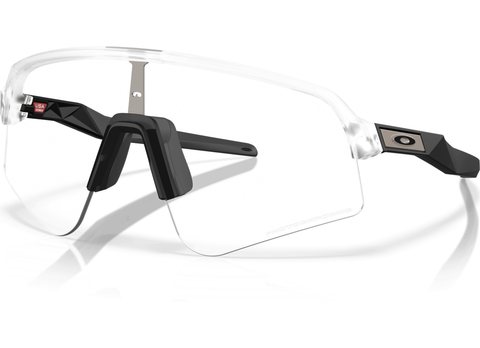 Oakley Oakley Sutro Lite Sweep Photochromic Fietsbril Transparant / Zwart Clear to Black Iridium Photochromic