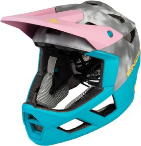 Endura ENDURA MT500 Full Face MIPS Downhill Fietshelm Blauw/Grijs/Roze