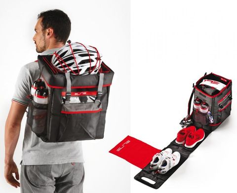 Elite Elite Tasche Tri Box schwarz/rot, für Triathlon/Duathlon