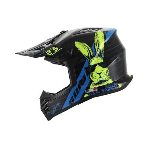 Sway Sway FS-618 Bunny Full Face Kask Siyah-Mavi YXL Beden (53-54cm)
