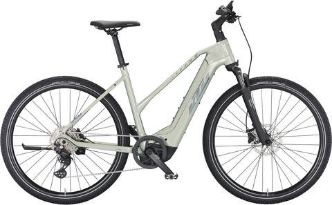Ktm KTM Macina Cross 720 - 750 Wh - 28 Zoll - Trapez - dew silver (grey+blue) - Größe 56 CM