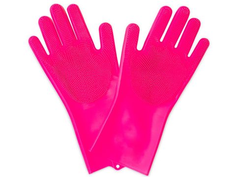 Muc Off MucOff Muc Off Deep Scrubber Gloves pink L