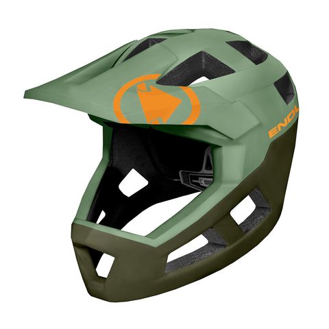 Endura Endura SingleTrack Full Face MiPS® Helm - Olivgrün 55 - 59 cm
