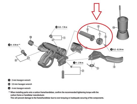 Shimano SHIMANO Membran (Einheit) für BL-M9220 Bremshebel - Ersatzteil für hydraulische Scheibenbremse