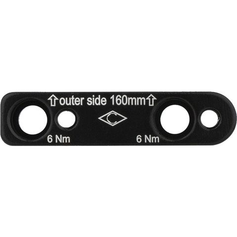 Campagnolo Campagnolo Ekar Scheibenbremsadapter für 160 mm Scheibe black HR FM auf FM