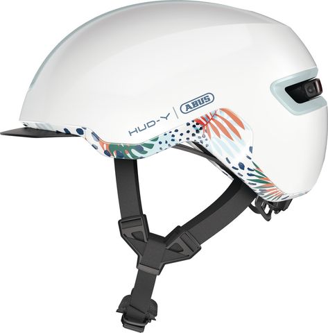 Abus Abus Hud-Y - flower white - Größe 51-55 cm (S)