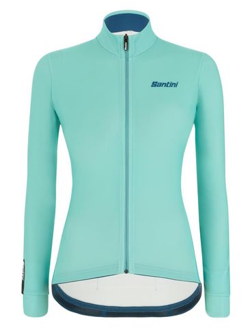 Santini Santini Colore Thermofleece Kadın Kışlık Bisiklet Forması 1W216175COLOR - SİYAH / M