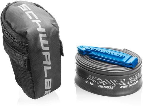 Schwalbe Schwalbe Satteltasche MTB 29" inkl, Schlauch und Reifenheber - schwarz - Größe 1 Schlauch SV19 / Reifenheber