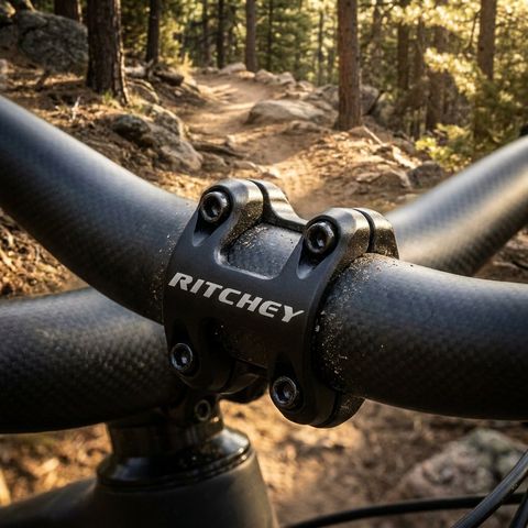 Ritchey Ritchey WCS Trail Vorbaulenkerkappe, 31,8 mm, passend für WCS Trail Vorbau, leicht & robust, ideal für MTB, präzise Passform, hochwertige Verarbeitung für maximale Stabilität