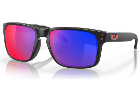 Oakley Oakley Holbrook Iridium Fietsbril Zwart Positive Red Iridium