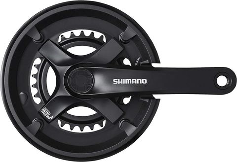 Shimano Shimano FC-TY501-2 46-30t 170mm 7-8V 2li Aynakol Kapaklı Siyah*