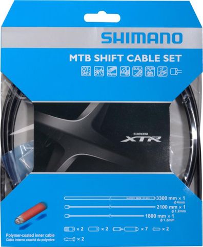 Shimano SHIMANO Schaltzug Set MTB XTR Schaltzug - polymerbeschichtet für Mountainbikes