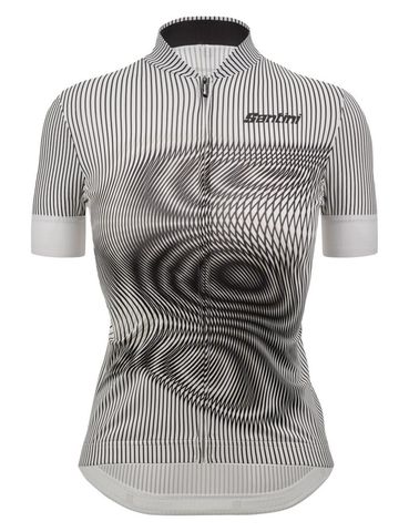 Santini Santini Delta Vortex Kadın Bisiklet Forması 3S940L75RDELTAVRTX - Beyaz / S
