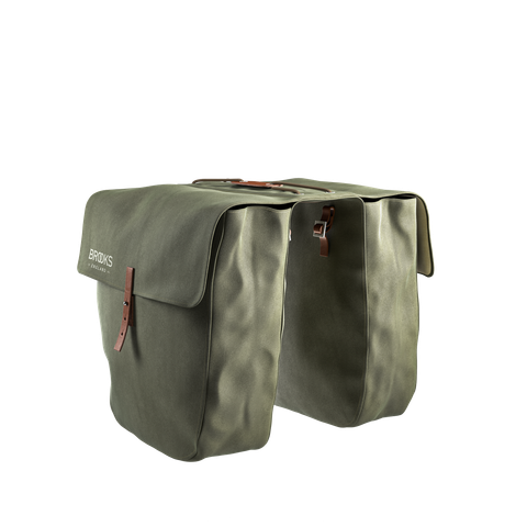 Brooks Brooks Bricklane Panniers - Sage Green/Honey