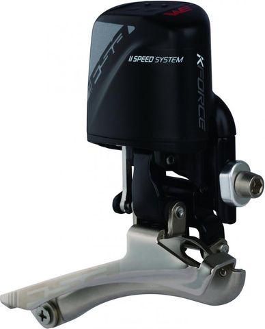 Fsa FSA Umwerfer K-Force WE 2-fach 2-fach Schwarz/silber - präziser elektronischer Schaltkomfort