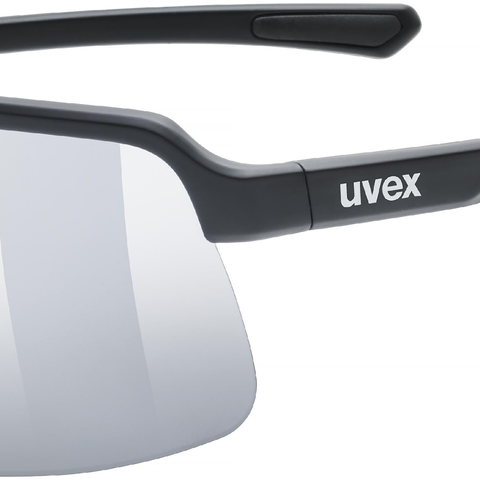 Uvex uvex Dyrt fietsbril Zwart Mat / Spiegel Zilver
