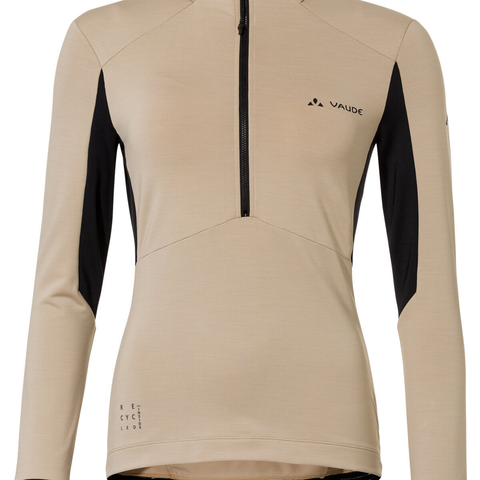 VAUDE VAUDE Dames Kuro Halfzip LS Tricot beige 38