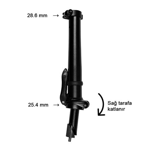 Ugr Ugr Katlanır Bisiklet İçin Gidon Boğazı Alüminyum 25.4 Ayarlı 	GDB-501