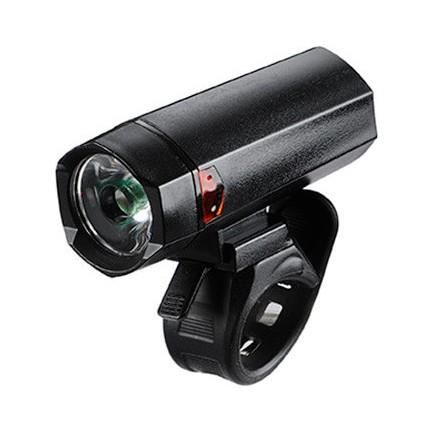 Plus Plus Plf-8507C 1W Parlak Ledli Su Geçirmez Bisiklet Ön Far Pilli Siyah