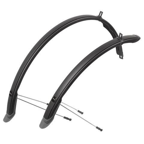 M-Wave MWave M-WAVE Mud Max II F+R Schutzblech Set robustes Steckschutzblech-Set für Vorder- und Hinterrad