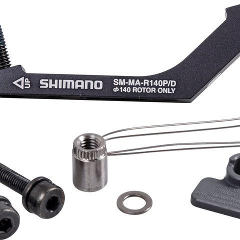 Shimano Shimano Flat Mount Road schijfremadapter PM/FM 140mm achterzijde
