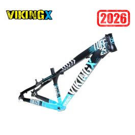 Vikingx VikingX Tuff X-25 Dirt Jump Aliminyum Kadro Siyah-Mavi PT306
