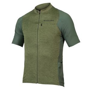 Endura ENDURA GV500 Reiver Gravel Fietsshirt Korte Mouwen Groen Heren