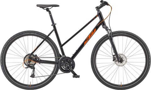 Ktm KTM X-Life Track - 28 Zoll - Trapez - black (orange+silver) - Größe 56 CM