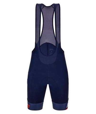 Santini Santini Granfondo Stelvio Kadın Askılı Bisiklet Taytı GF1065GIL2STEL - Lacivert / XL