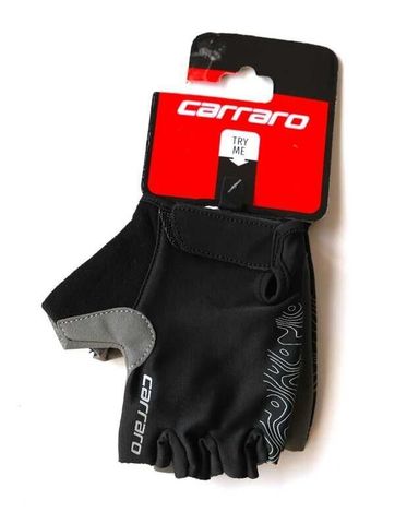 Carraro Carraro Kısa Parmak Eldiven Siyah-Gri -L Beden- CR-23011