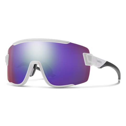 Smith Smith Wildcat Gözlük - White (Violet Mirror + Clear Lens)