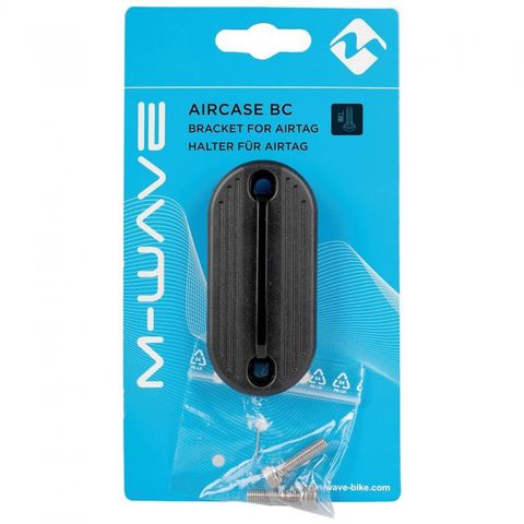 M-Wave MWave M-Wave Halter Aircase BC AirTag schwarz, auf Karte, inkl. Schrauben