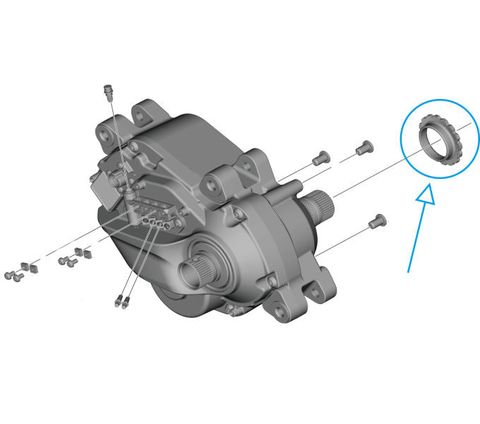Shimano Shimano Verschlussring für SHIMANO STEPS Antriebseinheit DU-EP801/DU-EP600