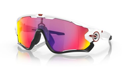 Oakley Oakley Jawbreaker Fahrradbrille POLISHED WHITE/PRIZM ROAD / ONE SIZE