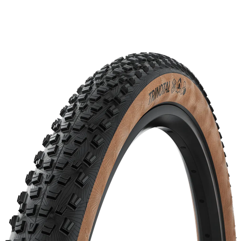 Continental Continental Trinotal Trail Grip Vouwband 28" Vouwband zwart / transparante huid