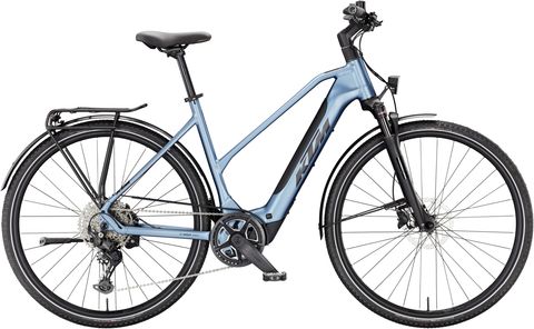 Ktm KTM Macina Sport SX 20 - 400 Wh - 28 Zoll - Trapez - 2026 - Steel Blue Matt/Black - Größe 56 CM