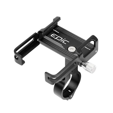 Epic-bike-parts Epic Gosa Bisiklet Gidonu İçin Telefon Tutacağı Siyah Alüminyum TLF-300