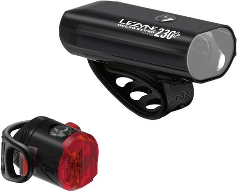 Lezyne Lezyne Hecto 230+ / + Femto USBC Beleuchtungsset StVZO - schwarz